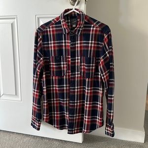 J Crew Midweight Flannel Shirt
